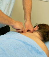 Treating back pain with Bowen therapy